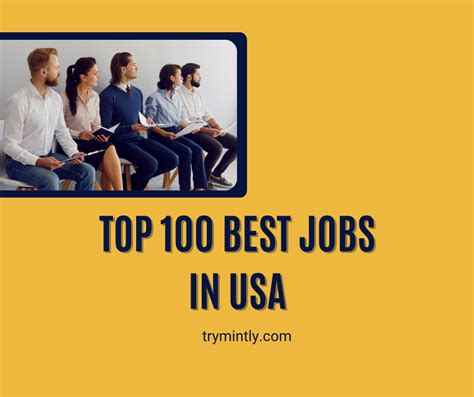 100 best jobs in america